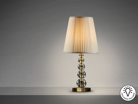 Lámpara de sobremesa Schuller Mercury grande champán y  - vista 3