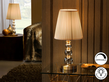 Lámpara de sobremesa Schuller Mercury champán y latón 4 - vista 2