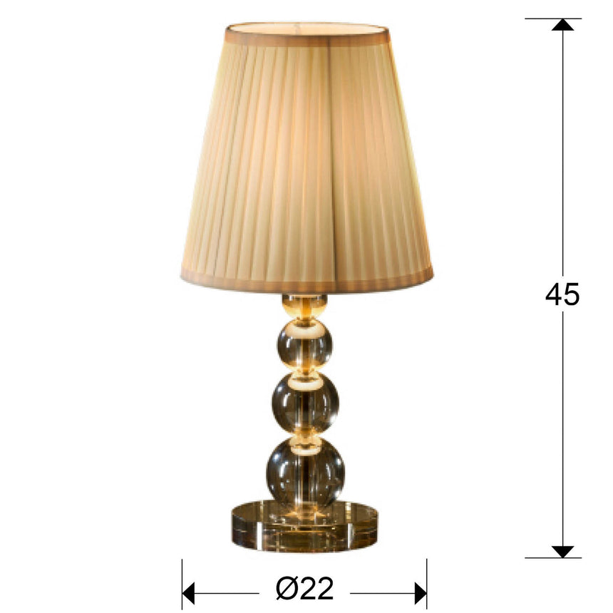 Schuller Mercury Sobremesa pequeña champán 662136N