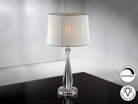 Lámpara de sobremesa Schuller Lin plata 51cm 663023 - vista 3