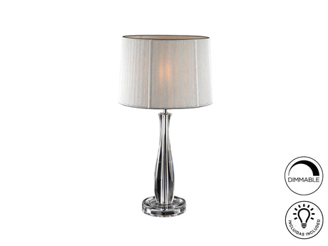 Lámpara de sobremesa Schuller Lin plata 51cm 663023 - vista 4