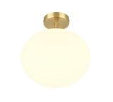 Plafón de techo Trio Fomento bronce mate Ø30cm 663100108