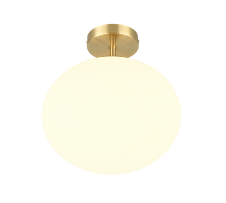 Plafón de techo Trio Fomento bronce mate Ø30cm 663100108