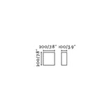 Faro OTTON SQ 200 Square jute wall lamp 66400-106