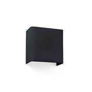 Lámpara de pared aplique Faro Cotton 1 luz E27 negro 66412