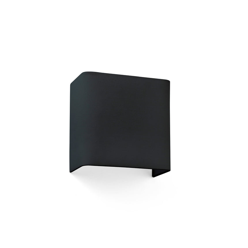Faro COTTON SQ 200 Lámpara aplique negro cuadrado 66412