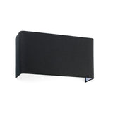 Lámpara de pared aplique Faro Cotton 2 luces E27 negro — ref. 66414 (1)