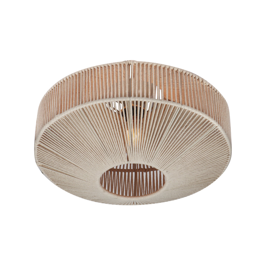 Plafón de techo Trio Svea LED cream 2700K Ø46cm 664700144