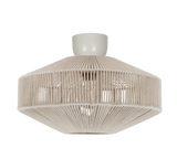 Plafón de techo Trio Svea LED cream 2700K Ø46cm 664700144