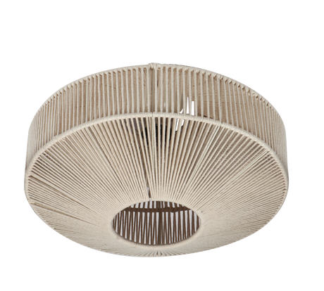 Plafón de techo Trio Svea LED cream 2700K Ø46cm 664700144