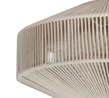 Plafón de techo Trio Svea LED cream 2700K Ø46cm 664700144