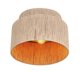 Plafón de techo Trio Smilla beige Ø30cm 666800136