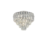 Plafón de techo Trio Malizia E14 cromo Ø43cm 40W 667600706