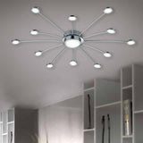 Trio Bodrum Plafón LED de metal cromo 673311306