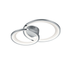 Trio Granada LED chrome metal ceiling light 673810206
