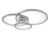 Trio Granada LED chrome metal ceiling light 673810306