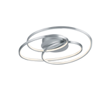Plafón de techo Trio Gale LED níquel mate 3000K regulable 60cm 6