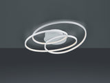 Trio Gale LED metal ceiling light mat white 673916031