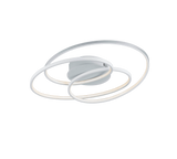 Trio Gale LED metal ceiling light mat white 673916031