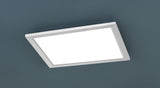 Plafón de techo Trio Phoenix LED níquel mate 3000K regulable 30cm 674013007