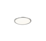 Plafón de techo Trio Phoenix LED níquel mate 3000K regulable Ø30cm 674093007