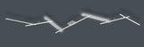 Trio Indira Matt nickel metal LED ceiling light 674610707