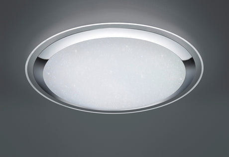 Plafón de techo Trio Miko grande LED blanco CCT Ø85cm 675610106
