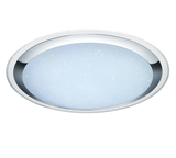 Plafón de techo Trio Miko grande LED blanco CCT Ø85cm 675610106