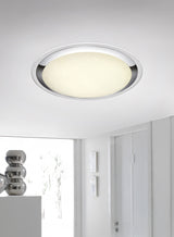 Plafón de techo Trio Miko grande LED blanco CCT Ø85cm 675610106