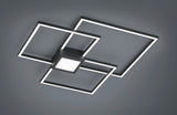 Trio Hydra Anthracite metal LED ceiling light 676210442