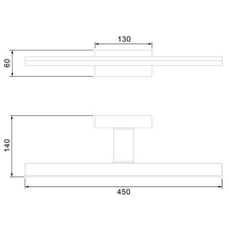 Mantra Morne Aplique LED 12W 4000K IP44 blanco 6763