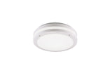 Trio Piave Plafón de exterior LED de plástico estera blanca 676960131