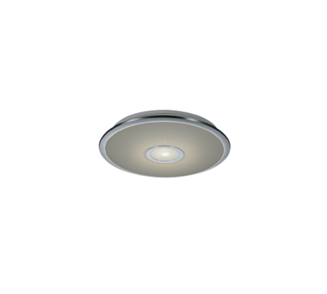 Plafón de techo Trio Osaka LED cromo CCT Ø42cm 678713006