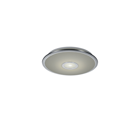 Plafón de techo Trio Osaka LED cromo CCT Ø42cm 678713006