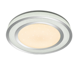 Plafón de techo Trio Noriaki LED cromo CCT Ø59,5cm 679210106
