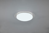 Plafón de baño Trio Frodeno LED blanco 4000K IP44 Ø35cm 680213500