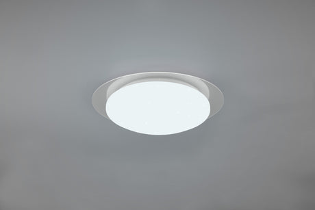 Plafón de baño Trio Frodeno LED blanco 4000K IP44 Ø35cm 680213500