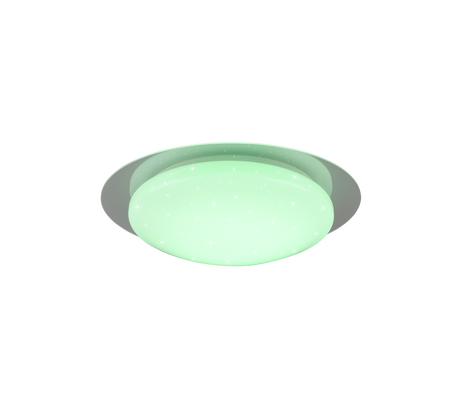 Plafón de baño Trio Frodeno LED blanco 4000K IP44 Ø35cm 680213500