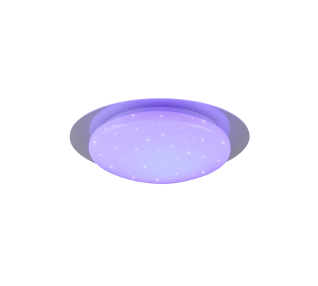 Plafón de baño Trio Frodeno LED blanco 4000K IP44 Ø35cm 680213500