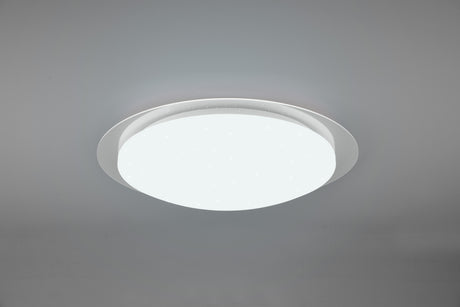 Plafón de baño Trio Frodeno LED blanco 4000K IP44 Ø48cm 680214800