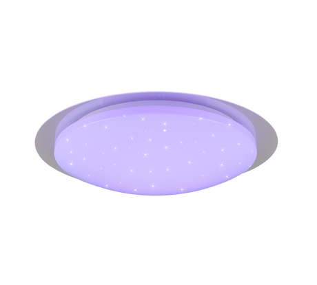 Plafón de baño Trio Frodeno LED blanco 4000K IP44 Ø48cm 680214800