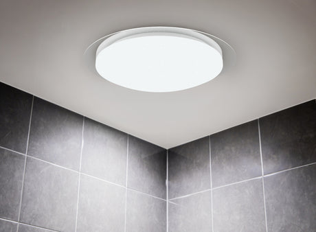 Plafón de baño Trio Frodeno LED blanco 4000K IP44 Ø48cm 680214800