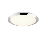 Plafón de baño Trio Umberto LED cromo 3000K IP44 Ø29cm 6