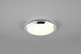 Plafón de baño Trio Umberto LED cromo 3000K IP44 Ø29cm 6