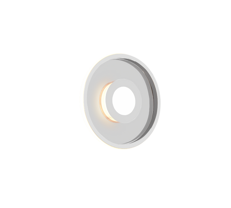 Plafón de baño Trio Ascari LED cromo 3000K IP44 Ø30cm 680810306