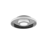 Plafón de baño Trio Ascari LED cromo 3000K IP44 Ø30cm 680810306