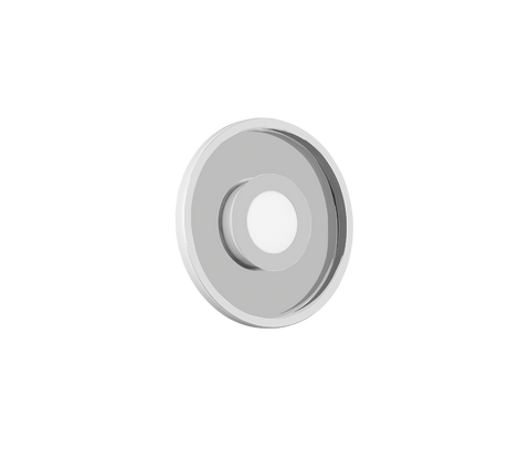 Plafón de baño Trio Ascari LED cromo 3000K IP44 Ø30cm 680810306