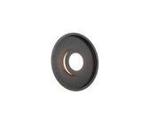 Plafón de baño Trio Ascari LED negro mate 3000K IP44 Ø30cm 680810332