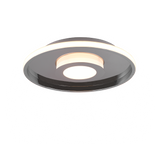 Plafón de baño Trio Ascari LED cromo 3000K regulable IP44 Ø40cm 6