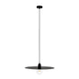 Lámpara de techo colgante Faro Plat E27 negro mate Ø50cm 68145